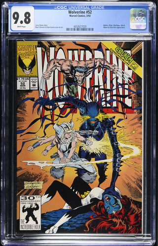 Wolverine #52 (3/92) Graded CGC 9.8