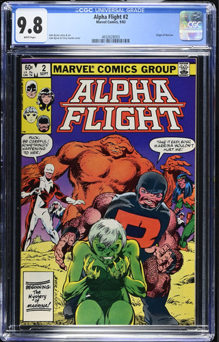 Alpha Flight #2 (9/83) Graded CGC 9.8
