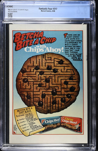 Fantastic Four #317 (8/88) Graded CGC 9.6