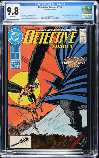 Detective Comics #595 (12/88) Graded CGC 9.8
