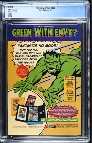 Uncanny X-Men #367 (4/99) Graded CGC 9.8