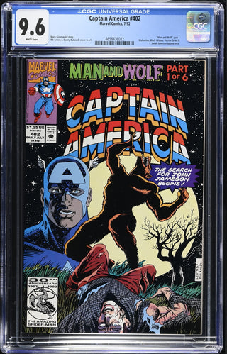 Captain America #402 (7/92) Graded CGC 9.6