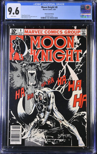 Moon Knight #8 (6/81) Graded CGC 9.6 Newsstand Edition