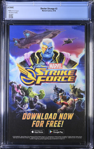 Doctor Strange #3 (9/18) Graded CGC 9.8