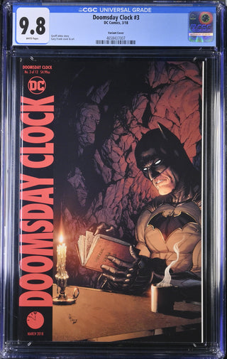 Doomsday Clock #3 (3/18) Graded CGC 9.8 Variant Cover