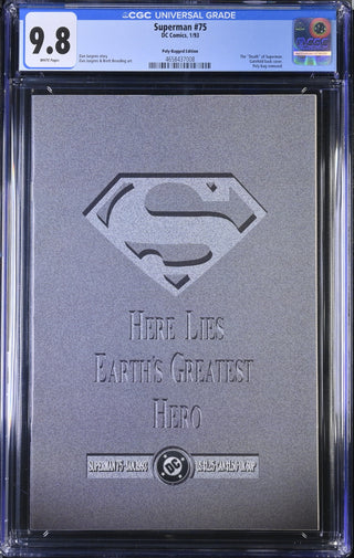 Superman #75 (1/93) Graded CGC 9.8 Poly-Bagged Edition