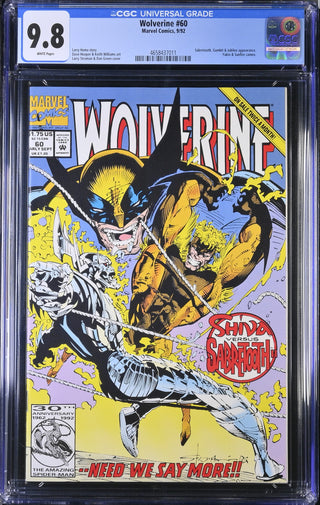 Wolverine #60 (9/92) Graded CGC 9.8