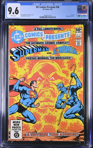 DC Comics Presents #36 (8/81) Graded CGC 9.6