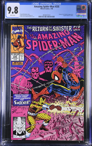 Amazing Spider-Man #335 (7/90) Graded CGC 9.8