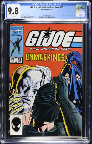 G.I. Joe, A Real American Hero #55 (1/87) Graded CGC 9.8