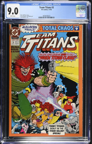 Team Titans #3 (11/92) Graded CGC 9.0