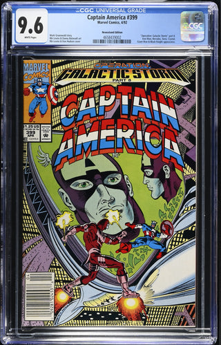 Captain America #399 (4/92) Graded CGC 9.6 Newsstand Edition
