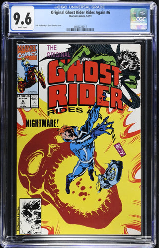 Original Ghost Rider Rides Again #6 (12/91) Graded CGC 9.6