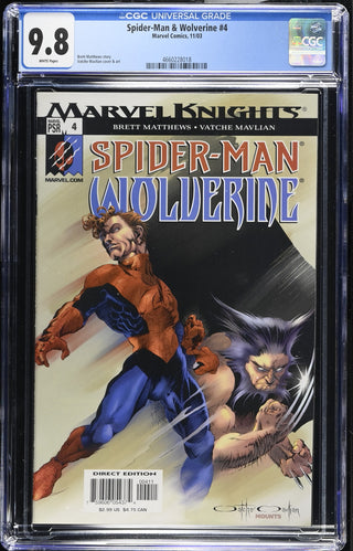 Spider-Man & Wolverine #4 (11/03) Graded CGC 9.8