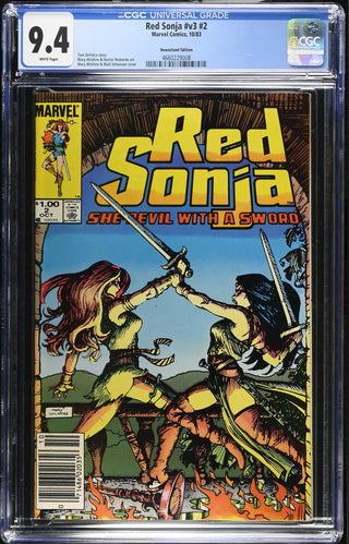 Red Sonja #v3 #2 (10/83) Graded CGC 9.4 Newsstand Edition