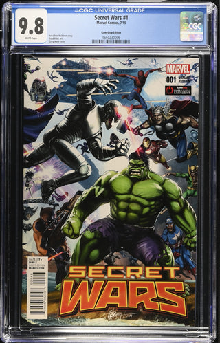 Secret Wars #1 (7/15) Graded CGC 9.8 GameStop Edition