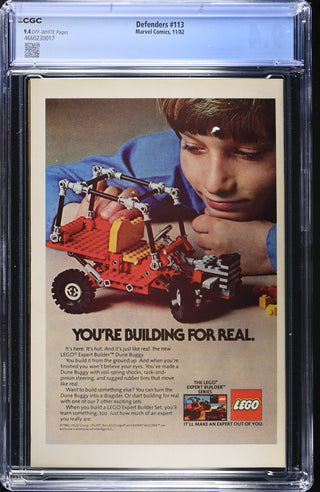 Defenders #113 (11/82) Graded CGC 9.4