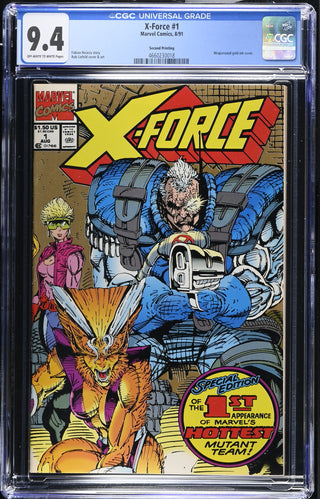 X-Force #1 (8/91) Graded CGC 9.4 Second Printing