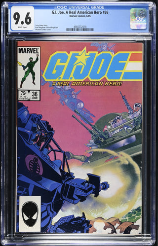 G.I. Joe, A Real American Hero #36 (6/85) Graded CGC 9.6