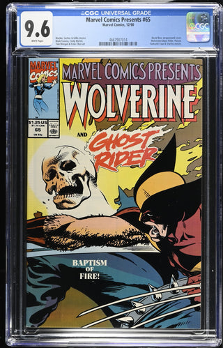 Marvel Comics Presents #65 (12/90) Graded CGC 9.6