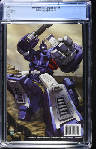 Transformers: Generation 1 #1 (7/02) Graded CGC 9.8 Third Printing