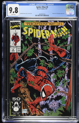 Spider-Man #8 (3/91) Graded CGC 9.8
