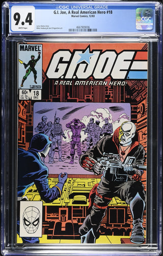 G.I. Joe, A Real American Hero #18 (12/83) Graded CGC 9.4