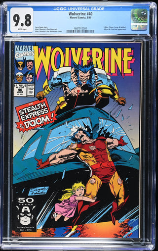 Wolverine #40 (6/91) Graded CGC 9.8