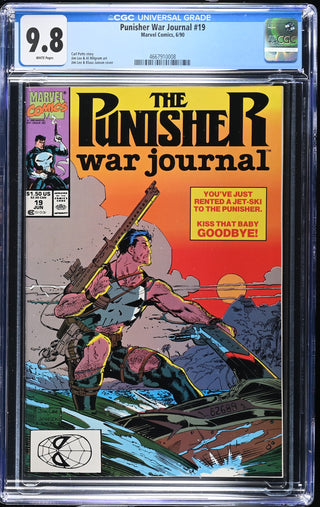 Punisher War Journal #19 (6/90) Graded CGC 9.8