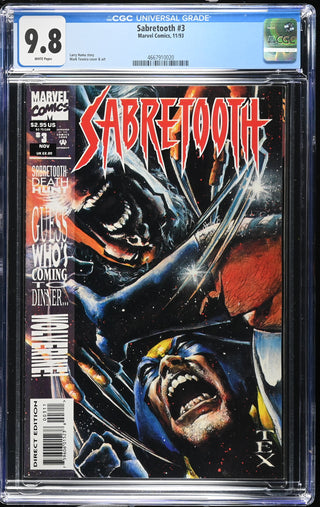 Sabretooth #3 (11/93) Graded CGC 9.8