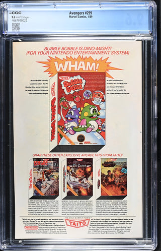 Avengers #299 (1/89) Graded CGC 9.6