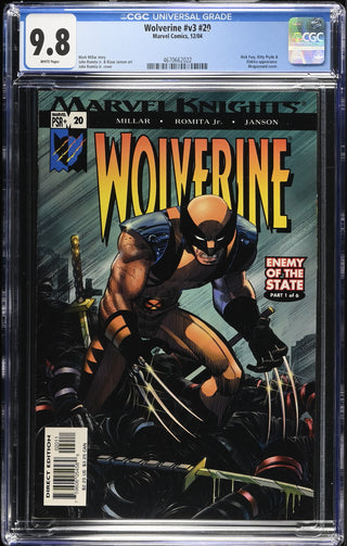 Wolverine #v3 #20 (12/04) Graded CGC 9.8