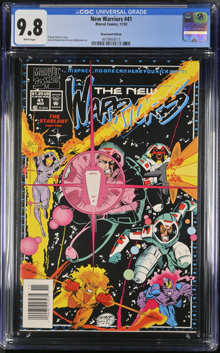 New Warriors #41 (11/93) Graded CGC 9.8 Newsstand Edition