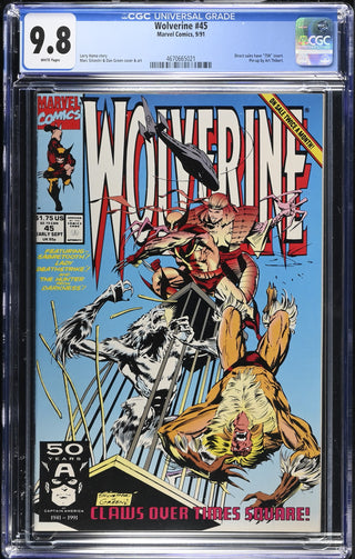 Wolverine #45 (9/91) Graded CGC 9.8
