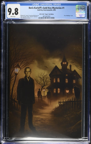 Boris Karloff's Gold Key Mysteries #1 (2025) Graded CGC 9.8 NYCC 2025 "Virgin" Foil Edition