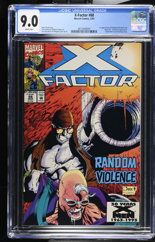 X-Factor #88 (3/93) Graded CGC 9