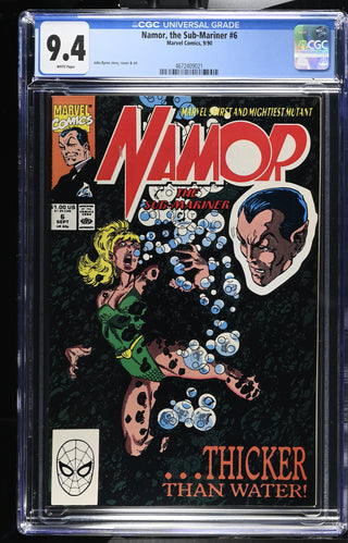 Namor, the Sub-Mariner #6 (9/90) Graded CGC 9.4