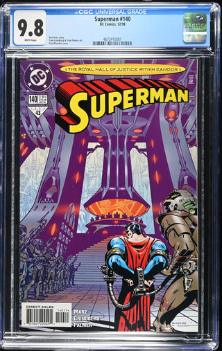 Superman #140 (12/98) Graded CGC 9.8