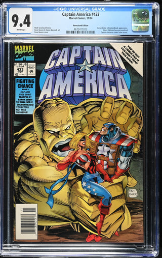 Captain America #433 (11/94) Graded CGC 9.4 Newsstand Edition