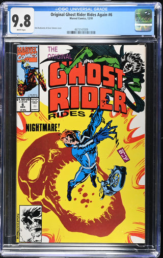 Original Ghost Rider Rides Again #6 (12/91) Graded CGC 9.8