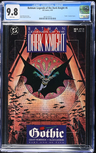 Batman: Legends of the Dark Knight #6 (4/90) Graded CGC 9.8