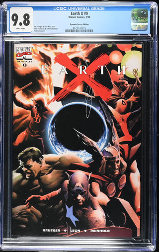 Earth X #N/A (3/99) Graded CGC 9.8 Dynamic Forces Edition