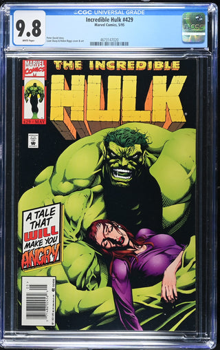 Incredible Hulk #429 (5/95) Graded CGC 9.8