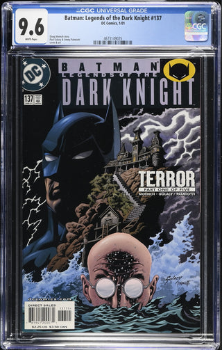 Batman: Legends of the Dark Knight #137 (1/01) Graded CGC 9.6