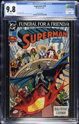 Superman #76 (2/93) Graded CGC 9.8