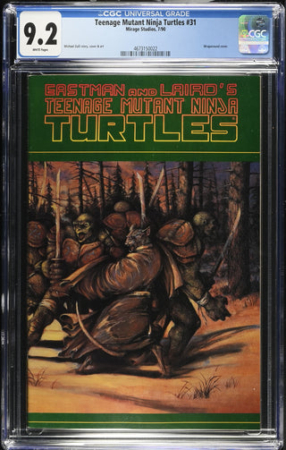 Teenage Mutant Ninja Turtles #31 (7/90) Graded CGC 9.2