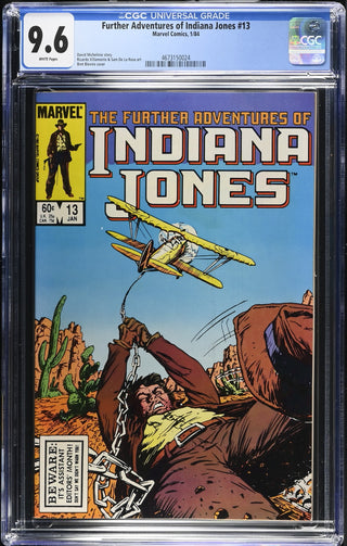Further Adventures of Indiana Jones #13 (1/84) Graded CGC 9.6