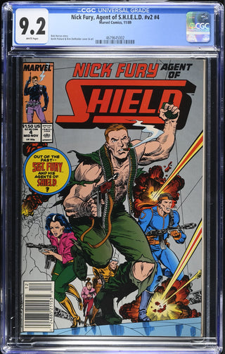 Nick Fury, Agent of S.H.I.E.L.D. #v2 #4 (11/89) Graded CGC 9.2