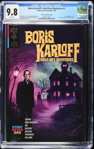Boris Karloff's Gold Key Mysteries #1 (2025) Graded CGC 9.8 NYCC 2025 Gold Edition