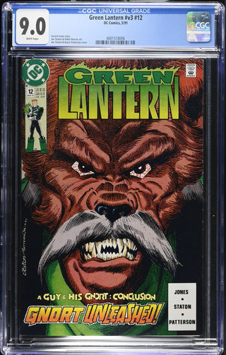 Green Lantern #v3 #12 (5/91) Graded CGC 9.0